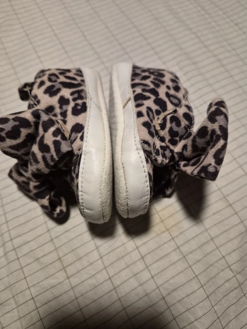 Target Leopard Print With Bow Dress Shoes in Black & Gray